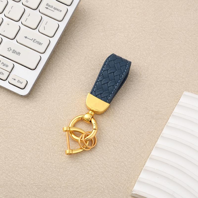 Cross-border Year of the Horse Car Home Keychain Wrist Rope Motorcycle Pendant Men's and Women's Metal Braided Rope Bag Key Chain