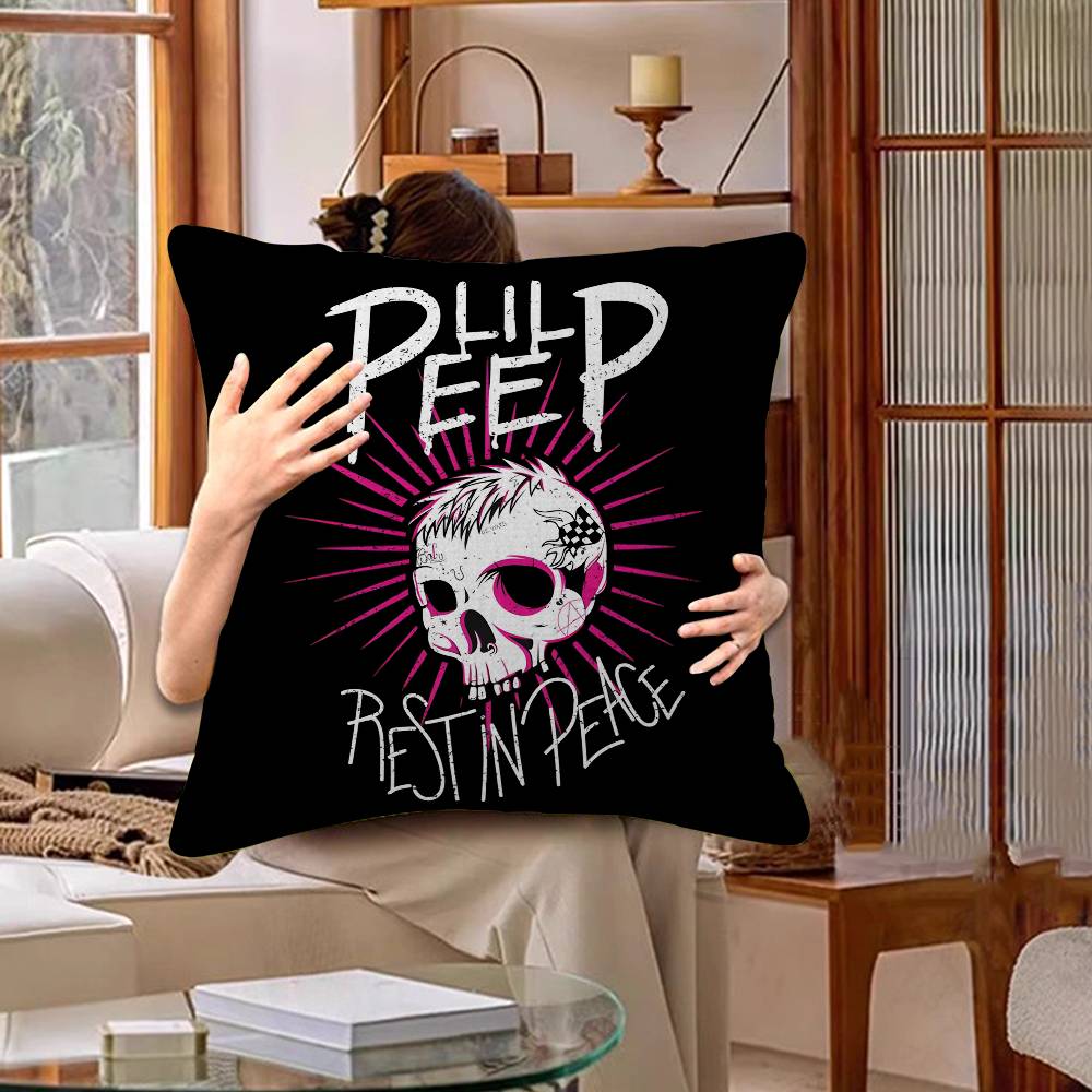 Rapper L-Lil P-Peep Cushion Cover Inches Farmhouse Decor Home Throw Pillow Covers For Couch Decorations