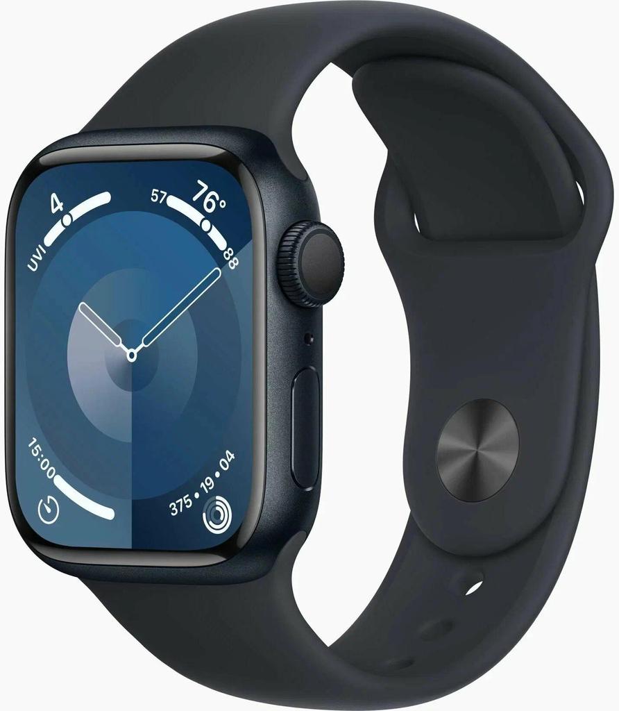 Smartwatch Apple Watch Series 9 GPS 41/45MM Aluminiowa Koperta z Silikonowym Paskiem Sportowym