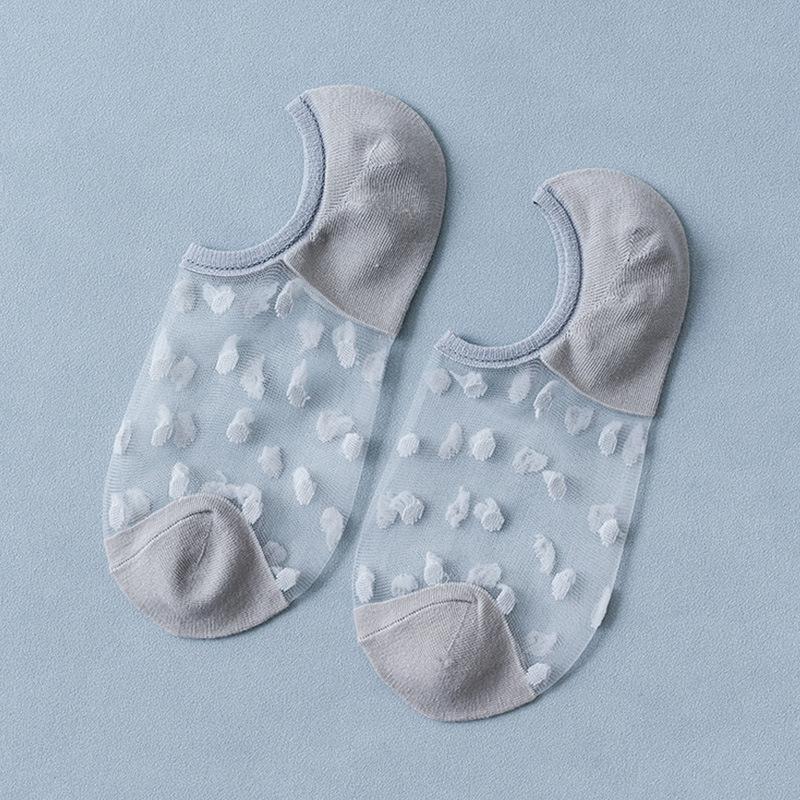 

Невидимые носки Swiss Dot, удобные и дышащие носки-лодочки с низкой посадкой, женские чулки и чулочно-носочные изделия