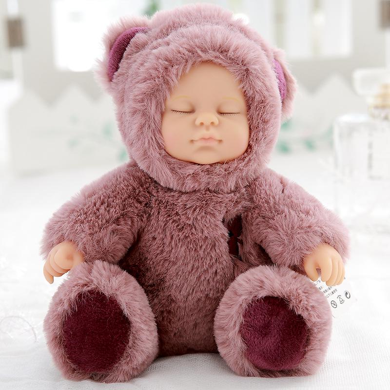 Baby Mini Cute Toy Stuffed Doll Simulated Vinyl Baby Realistic Children Girl