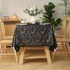 Elegant Pastoral Cotton-Linen Lace Tablecloth: Artistic, Dustproof, Non-Slip, Heat-Resistant, Hollow Design
