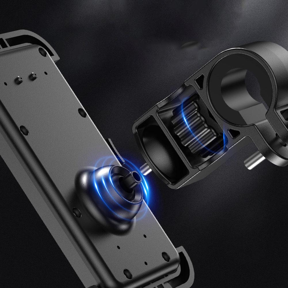 360 Rotation Phone Mount Delivery Rider Phone Bracket For Easy Driving Flexible Viewing Angles Lightweight Phone Bracket