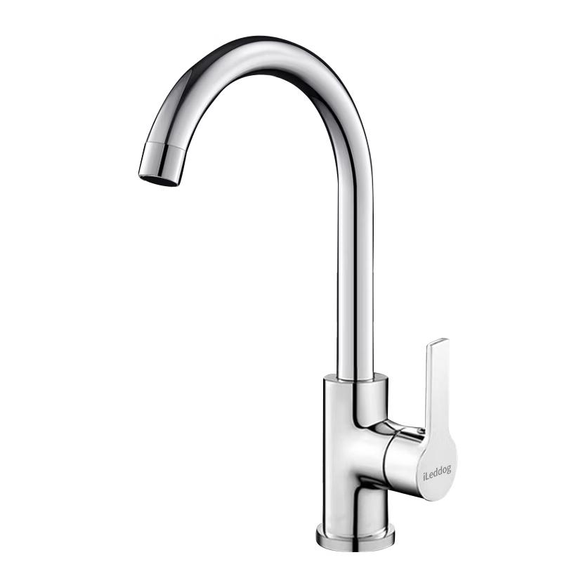 iLeddog Full Copper Kitchen Sink Faucet 20-Year Warranty