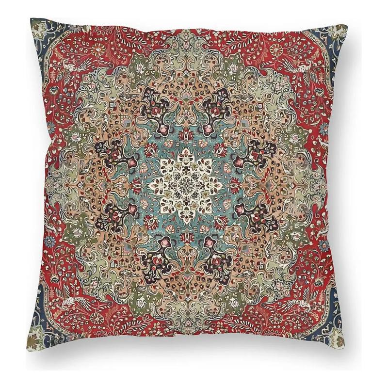 Funda De Almohada Con Estampado De Alfombra Persa Antigua, C S разноцветный