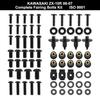 Fit For Kawasaki ZX10R ZX-10R 2006 2007 Motorcycle Complete Fairing Bolts Kit Fairing Clip Body Screw Speed Nut Stainless Steel