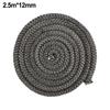 Sealing Cord Fiberglass Rope Seal Stove Door Cord Gasket 8/10/12/14/16mm Black Fiberglass For Chimney Fireplace