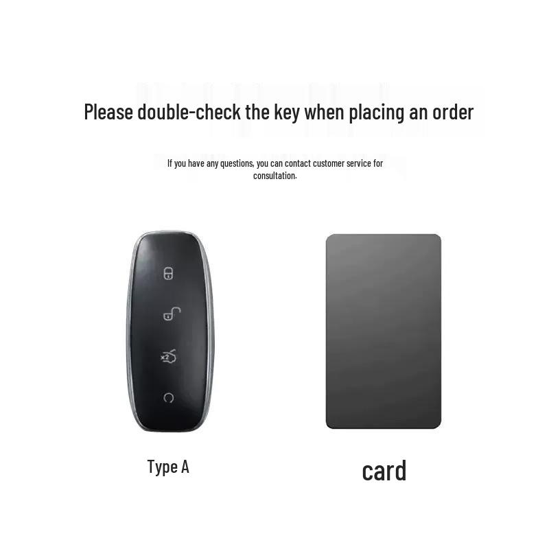 Denza D9 Car Key Case – Transparent Smart Card Holder for Men & Women