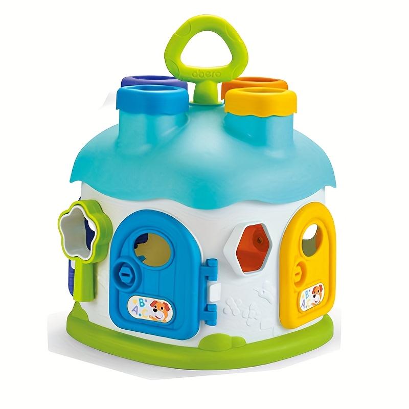 Shape Sorting House Toy, Educational Building Blocks, Toddler Learning Toy, Early Development Play Set