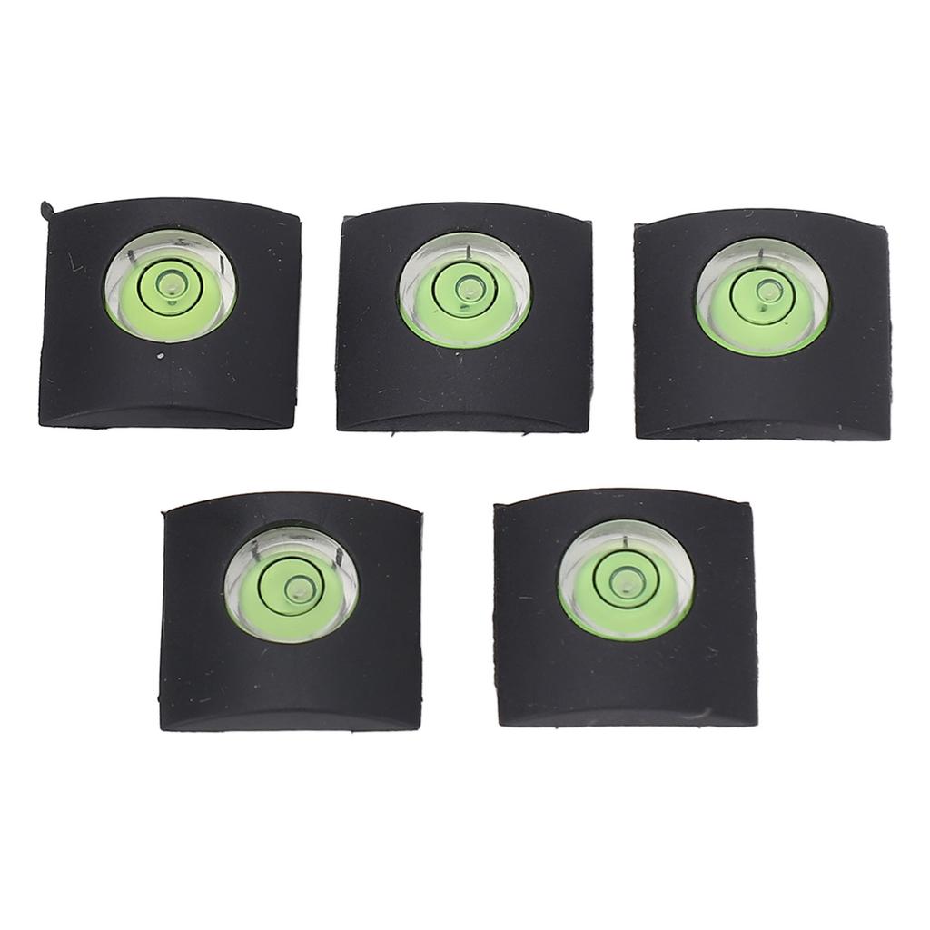 5 STÜCK Kamera Blitzschuhabdeckung mit Wasserwaage Universelle Wasserwaage Blitzschuhkappe Staubdicht für DSLR-Kameras