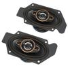 1 Pair 3x5in 2 Way Coaxial Speakers 4 Ohm  Professional Car Tweeter 12V Universal for Car Audio Systems