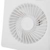 6in Solar Exhaust Fan White Round 8W Solar Panel Fan for Ventilation Cooling Bathroom Kitchen