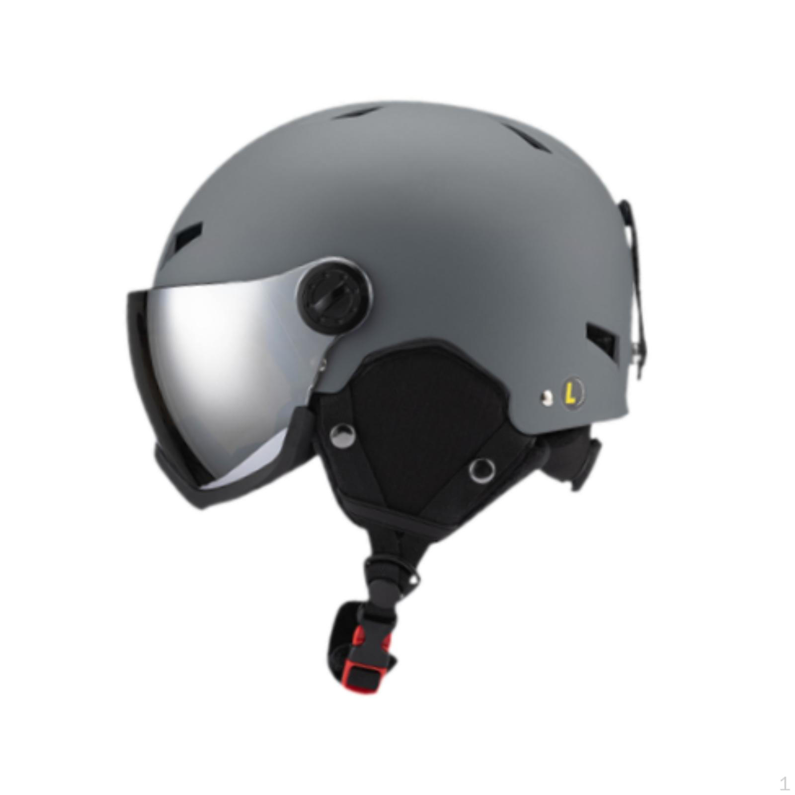 

Лижний шолом з маскою та захистом вух для сноубордингу XL Dark Grey