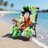 Goku Fashion Beach Towel: Ideal for Summer Adventures Soft, Absorbent and Quick Drying Suitable for Swimming and Bathing
