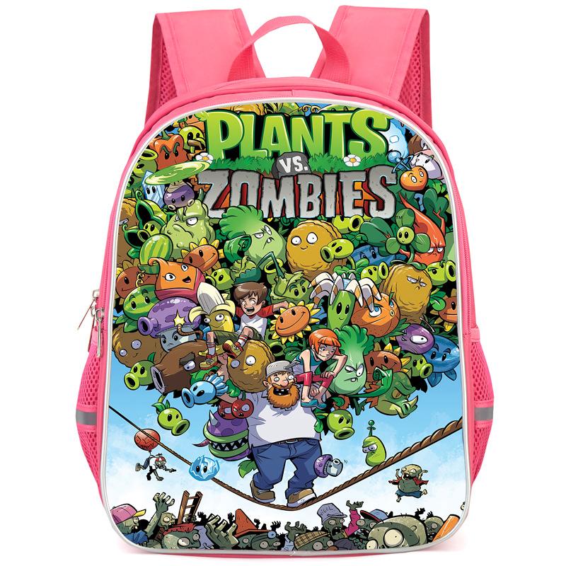 Plants Vs. Zombies Plants Vs. Zombies Anime Backpack Student Bag