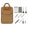 12Pcs Outdoor Travel Utensils Set Large Capacity Cooking Grilling Set Portable Kitchenware Set for Backpacking