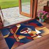 Crystal Velvet Rug Custom Name Text, Soft Non Slip Floor Mat Home DecorBologna FC