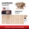 Ugears V8 Engine Puzzle Wooden Craft Model No Glue or Tools Required - -