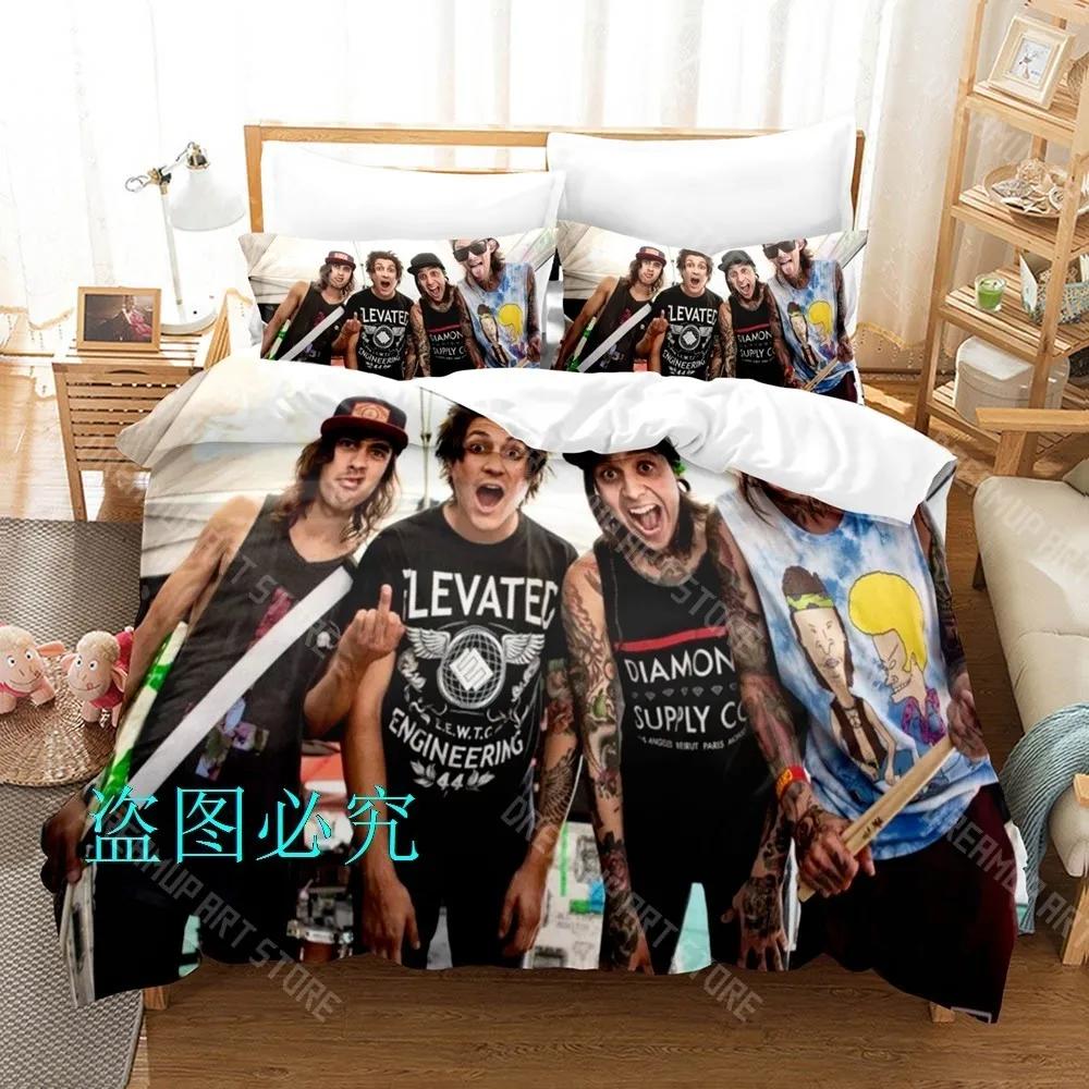3D Print Pierce the Veil Bedding Set Single Twin Full Queen King Size Bed Set Adult Kid Bedroom Duvetcover Sets