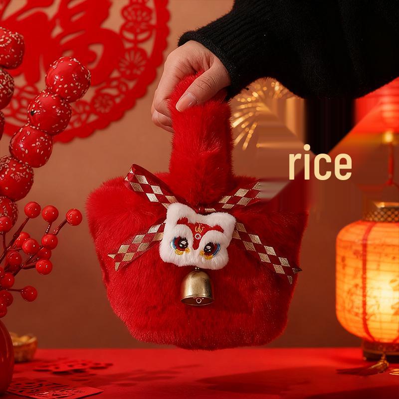 Plush Candy Gift Bags for New Year and Annual Meetings