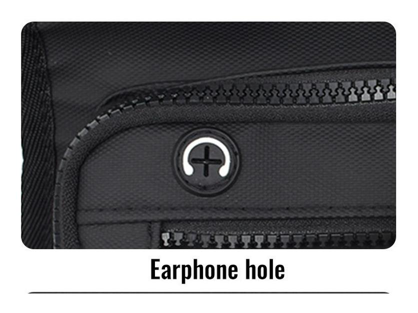 Men's Casual Cycling & Hiking Chest Bag - Functional Vest Bag for Running & Fitness