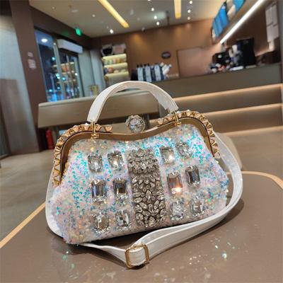 New Fashionable Sequin Studded Diamond Large Capacity Handbag for Women