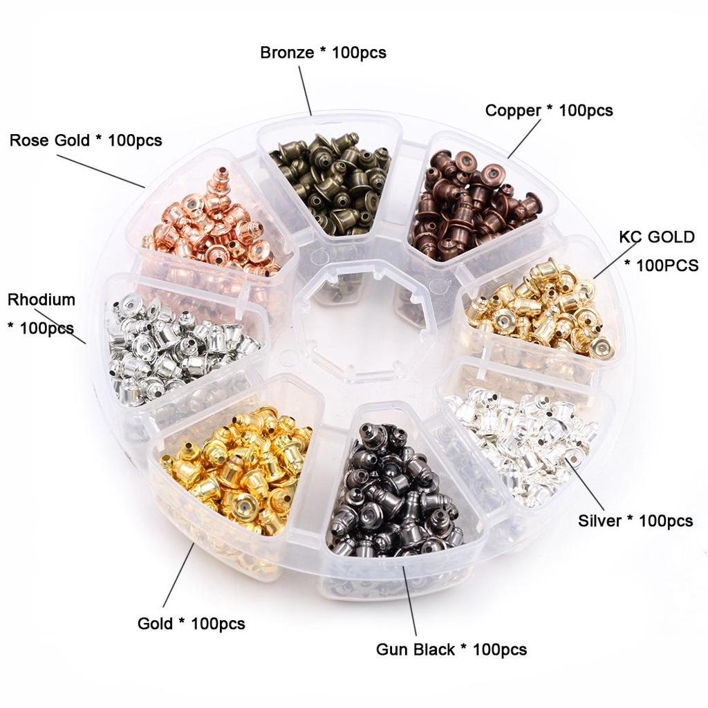 DIY Jewelry Making Kit: Jump Rings, Ear Hooks, Ear Plugs, Lobster Clasps for Earrings & Bracelets