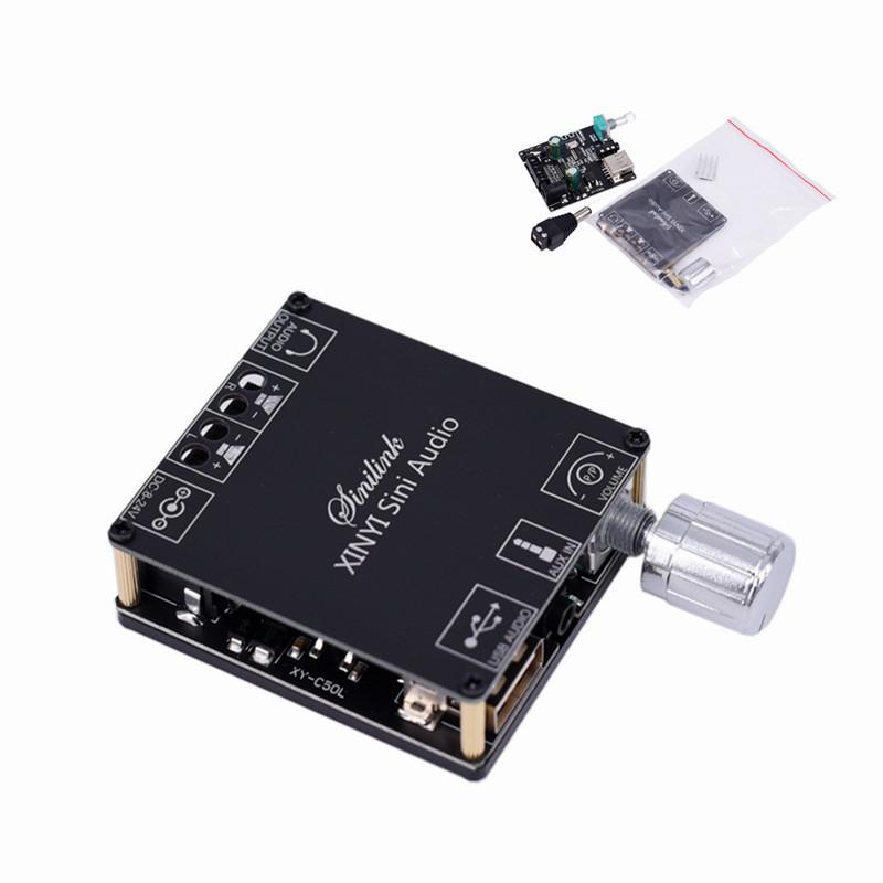 

50Wx2 C50L AP3050D Bluetooth AUX цифровая плата усилителя мощности 2-канальный динамик стерео аудио мини домашний музыкальный усилитель модуль CHINA чёрный
