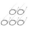 10PCS Bike Brake Cable Stainless Steel Zinc Coating Bike Replaceable Brake Inner Wire for Road Bikes 1.8m 1.5mm