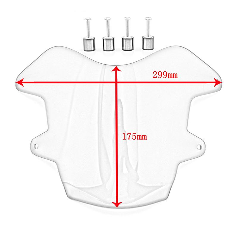 For Yamaha Tenere 700 2019 2020 2021 2022 Acrylic Front Headlight Protector Light Cover with Mounting Motorcycle Accessories