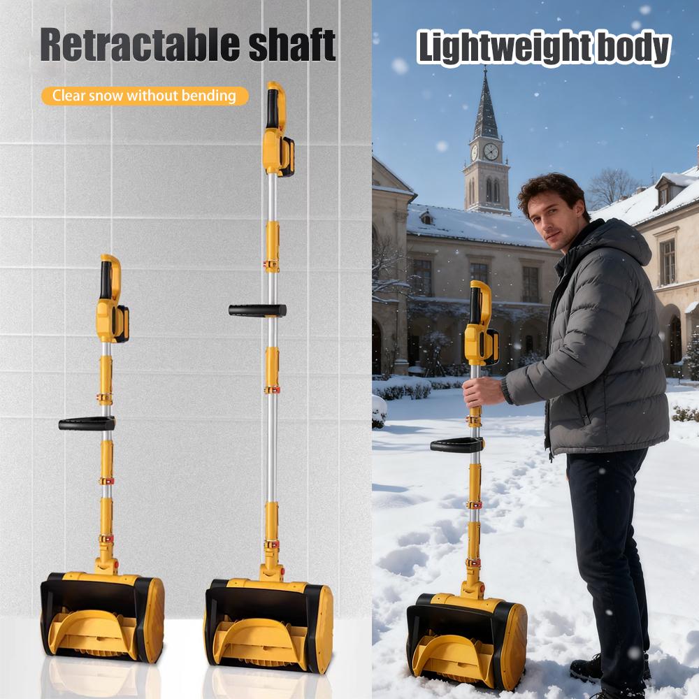 Battery-Powered Snow Blower Cordless Electric Snow Thrower Snow Clearing Machine Lightweight Snow Removal Tool for Driveway