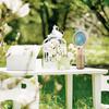 Spray Fan Cartoon Snail Design Silent Motor Mini Handheld Tabletop Fan with Water Mist Cooling USB Rechargeable Handheld
