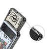 Cartoon Art Hard PC Phone Case For Samsung Galaxy Z Flip 7 6 5 4 Black Cover For Galaxy Z Flip 3 Foldable Fundas Shell Funda Bag