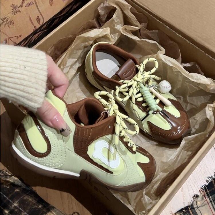 Fashion Women's Sneakers Shoes 2025 New Non-slip Casual German Training Shoes for Women Large Size Color Matching Flat Female Shoes