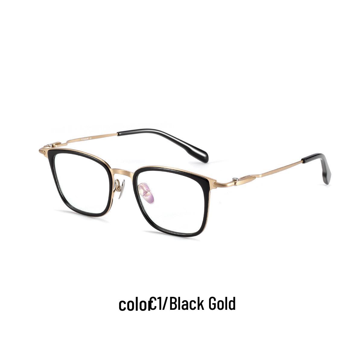 

Даньян 160 мм Мужские Сверхлегкие Титановые Очки для Близорукости с Роговой Оправой - Большая Оправа