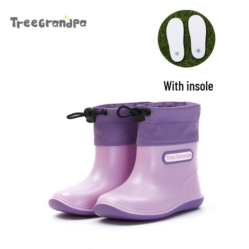 

Kids Lightweight Non-Slip Rain Boots for Boys & Girls 16