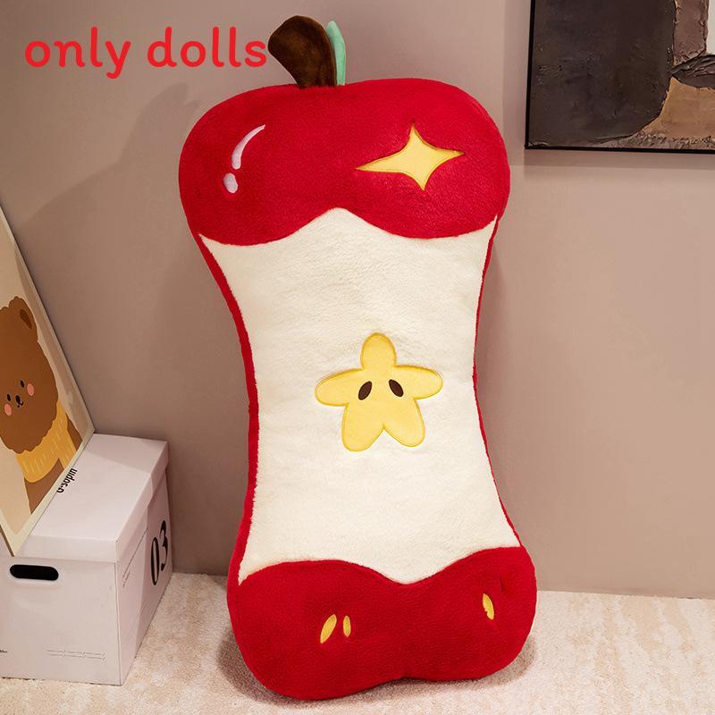 

Apple Shaped Plush Pillow With Soft Pp Cotton Filling For Home Decor And Lounge Comfort Red,50cm