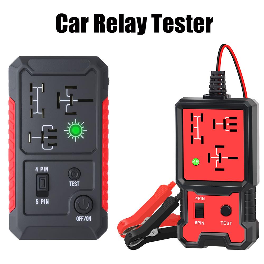 Car Relay Voltage Tester Automotive Electronic Relay Tester Indicator Light Universal 12V Battery Checker For RV Truck Trailer