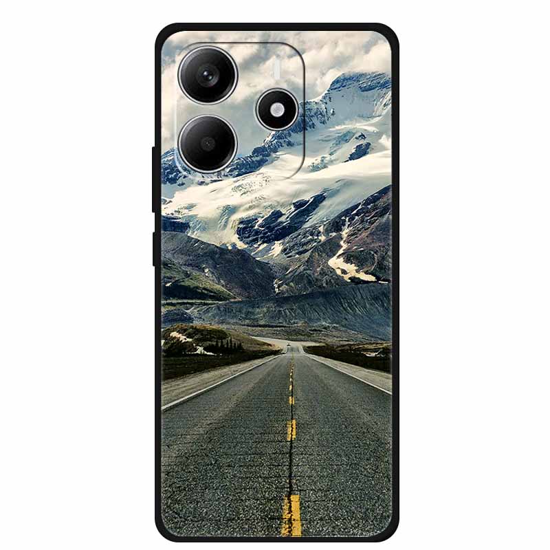 Pour Redmi Note 14 4G GLOBAL Coque Animaux Silicone Souple TPU Étuis de Téléphone Housse Arrière pour Xiaomi Redmi Note14 4G Protecteur Coque