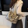 Christmas Bags Women Winter Handbags Mobile Space Glossy Female Bags Cotton-padded Jacket Shoulder Handbag