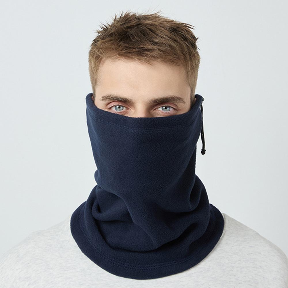 Thermal Warm Motorcycle Face Mask Windproof Neck Warmer Half Face Mask Circle Wrap Neck Scarf Winter Riding