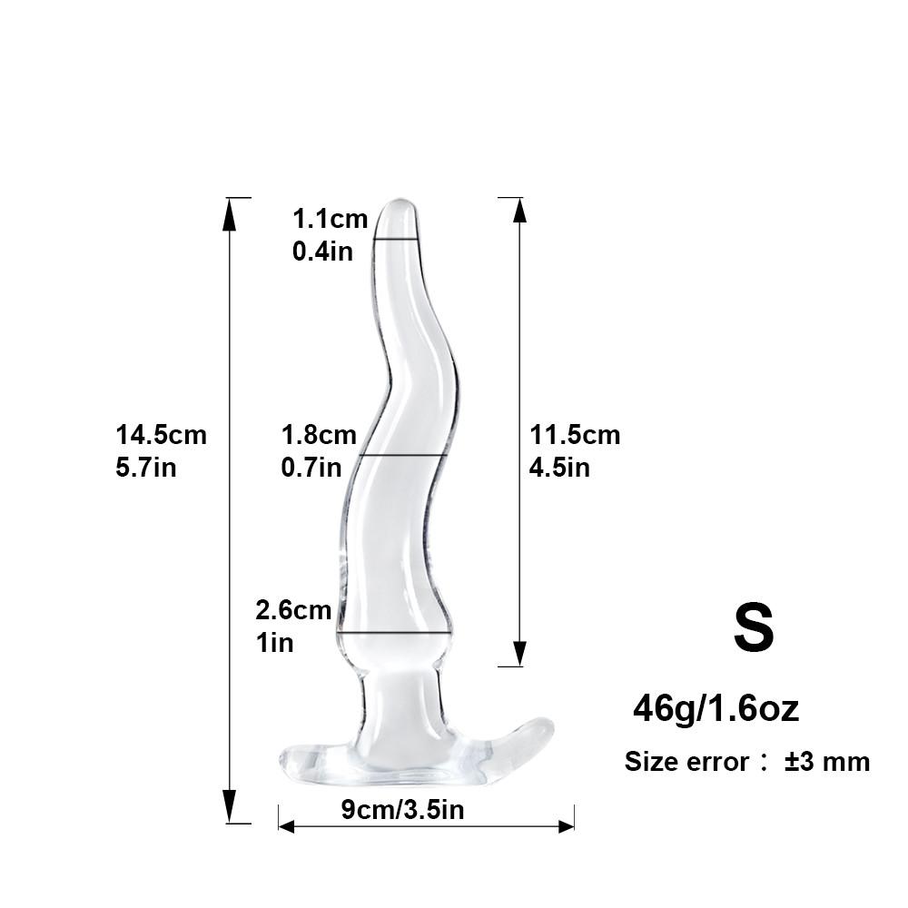 Anal Plug Stimulate Soft Silicone Dildo Female Masturbator Vagina G-Spot Massager Anus Dilator Sex Shop Male Prostate Massager