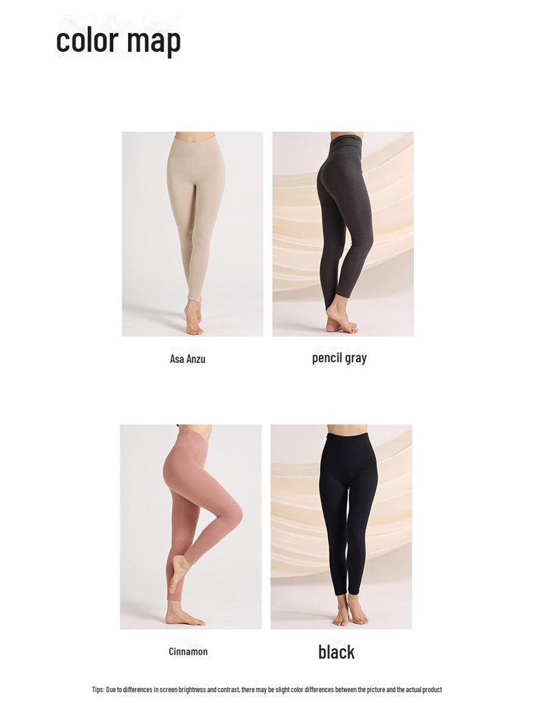 Women's High-Waisted Warm Velvet Pants with Hyaluronic Acid, Plus Size, A-Type, Autumn Trousers