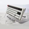 Clear Acrylic Tiers Keyboards Holder Detachable Modern Design Sturdy Platinums Iron Base For Workspaces Organization