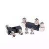 3 Channel Cnc Metal Connector For Hydraulic Cylinder Of 1/12 Rc Excavator Bulldozer Car Parts Accessories