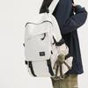 Male Solid Color Backpack Female Large Capacity Travel Backpack Junior High School Student Schoolbag