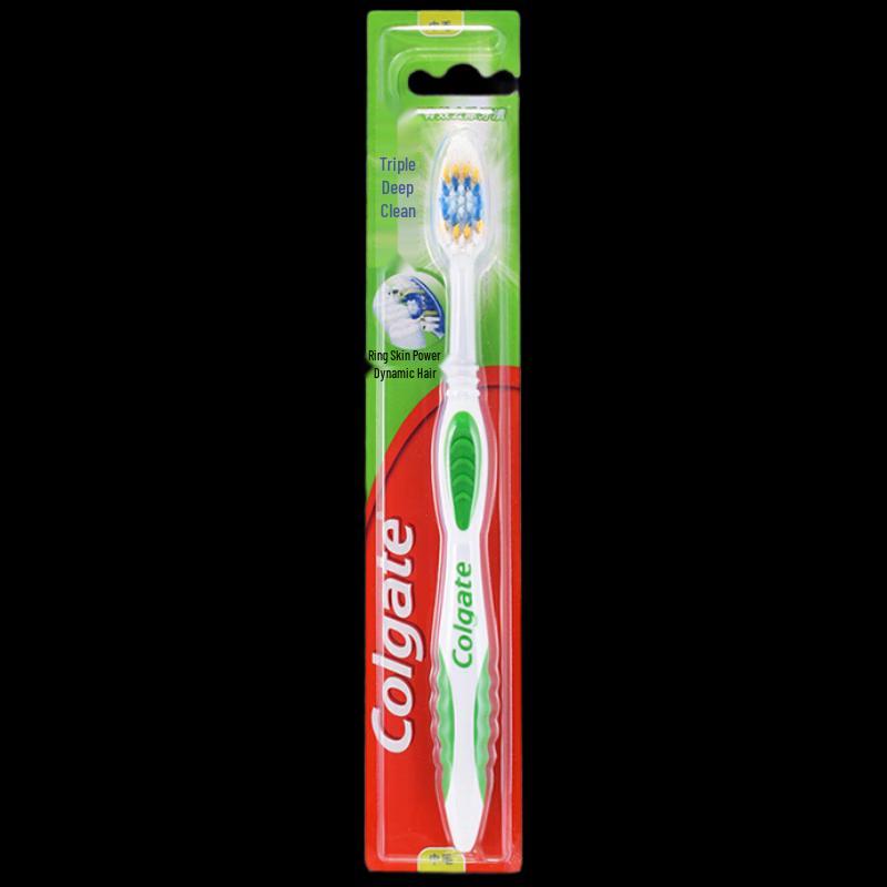Colgate Triple Deep Clean Medium Bristle Toothbrush, 3-Pack