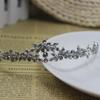 Elegantes Strass-Brautschmuck-Set für Damen, Ohrringe, Halskette, Kopfkette, Tiara