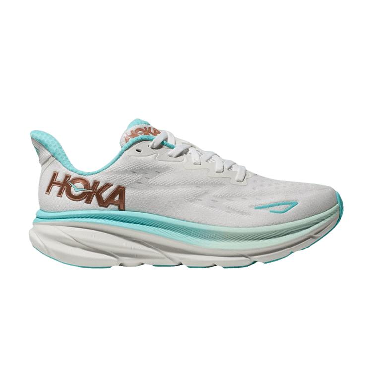

HOKA Clifton 9 Frost Rose Gold женские кроссовки белые 1127896-FTRS 39