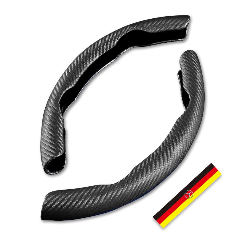 GLC GLB Carbon Fiber Car Steering Wheel Cover Interior Accessories For Mercedes Benz AMG GLE GLS CLS GLC CLA GLA GLK ML C197 R2